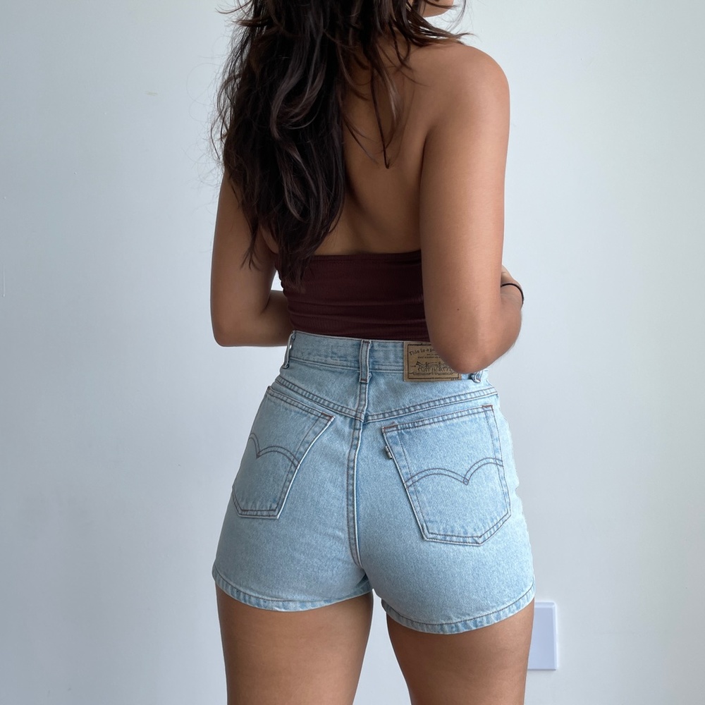 Levi's Light Blue Jean Shorts for Women
